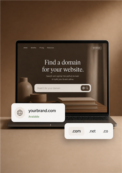 Find a domain for your website