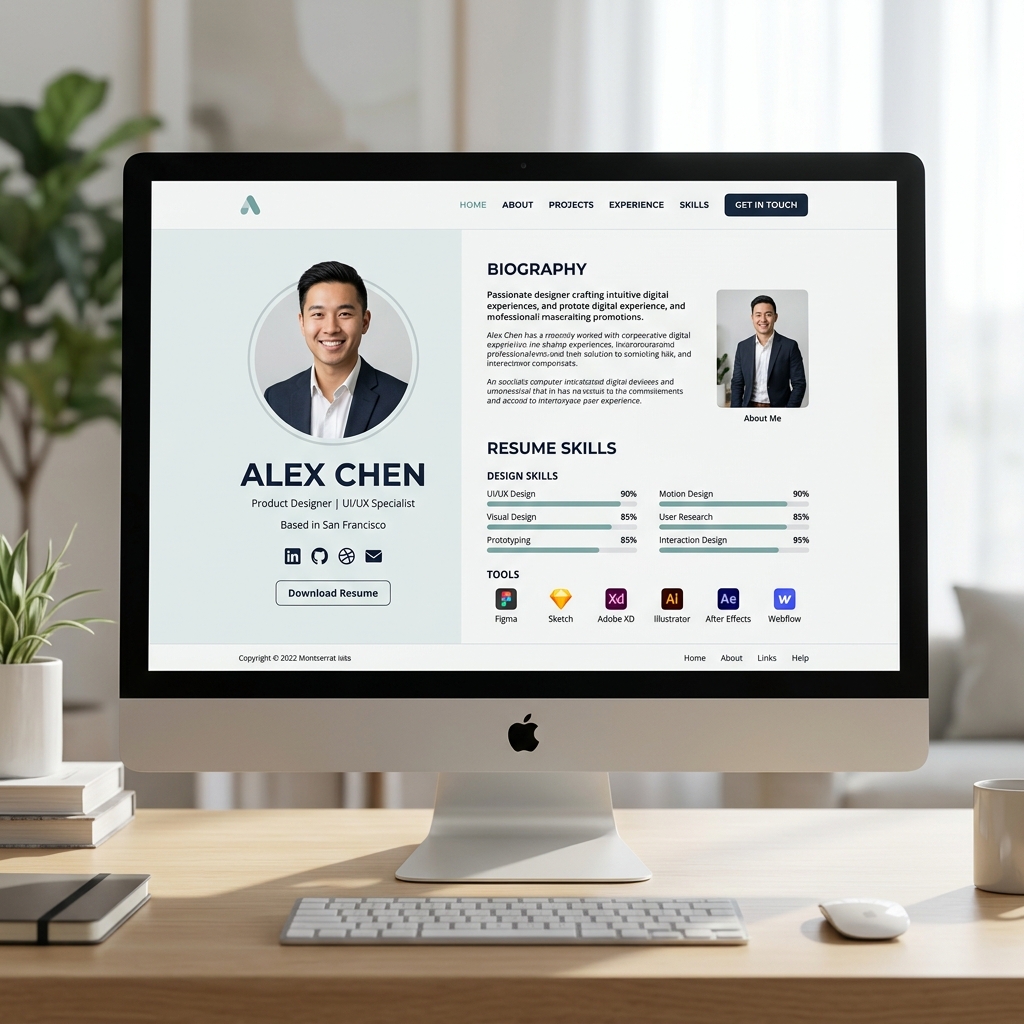 Creative portfolio website